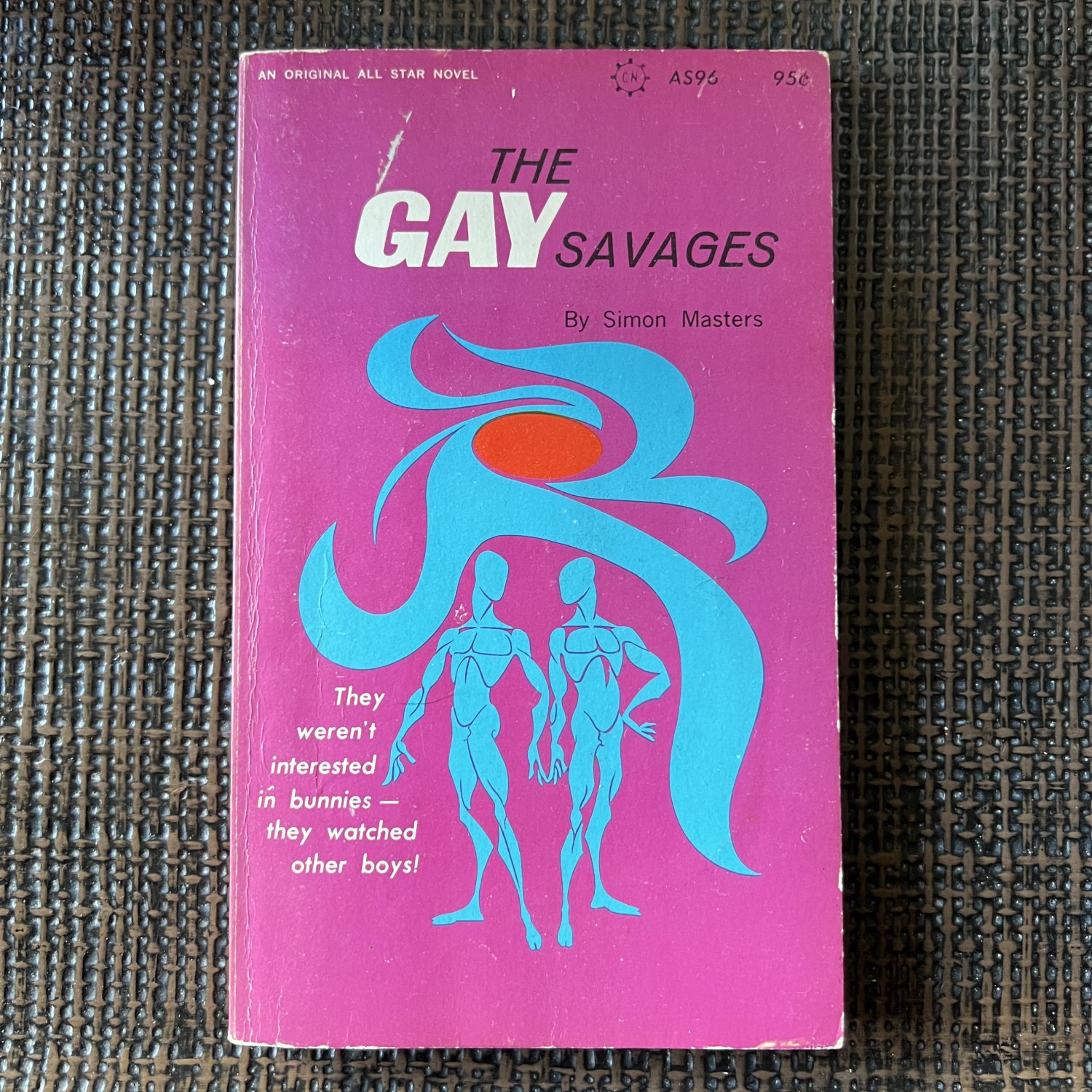 THE GAY SAVAGES (1966) AS96/CN SIMON MASTERS Novel PB HOMOSEXUAL Gay Pulp ART Teen