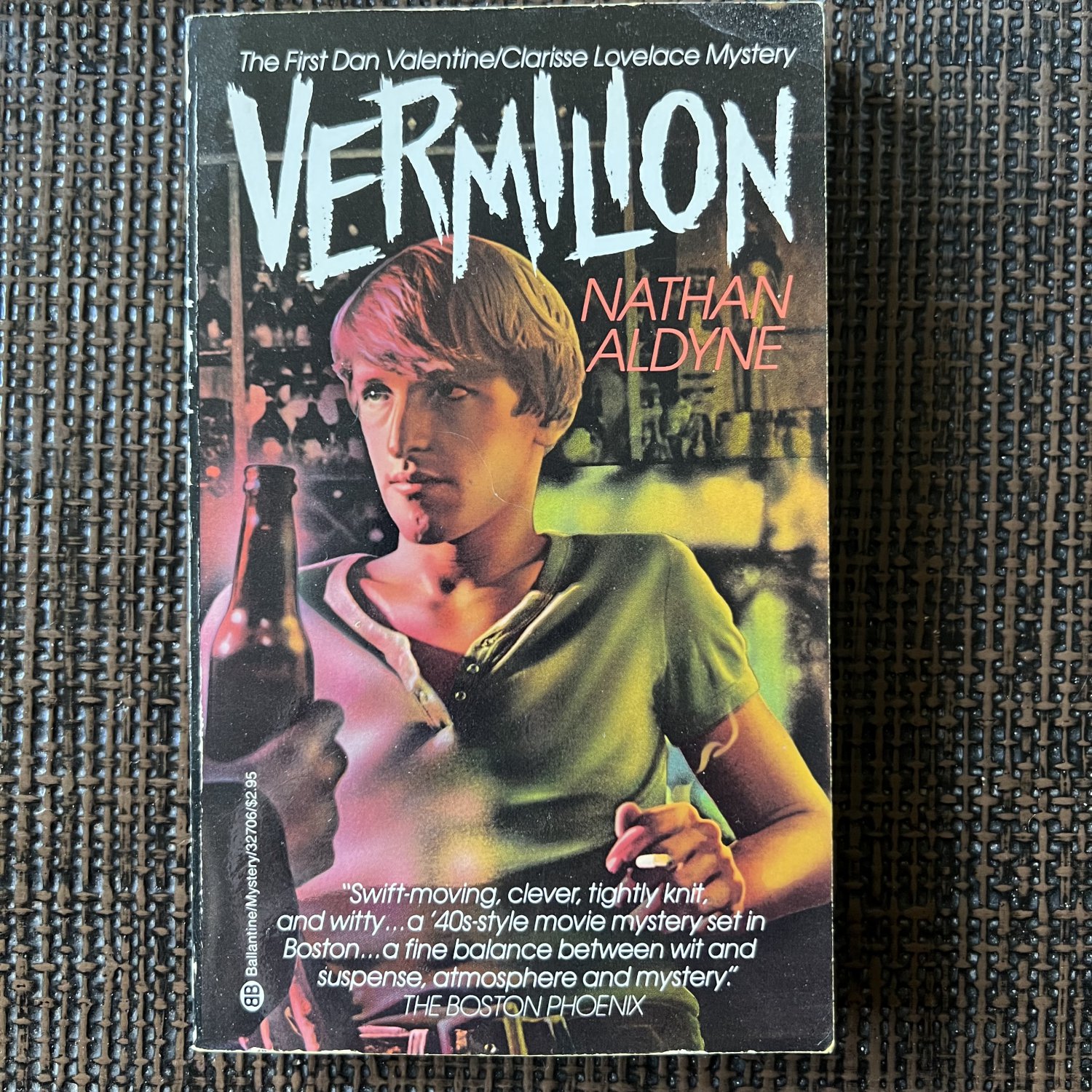 VERMILION (1980) Gay Mystery NATHAN ALDYNE Detectives Thriller Boston Novel PB HOMOSEXUAL Pulp