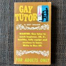 GAY TUTOR (1970) Vintage BERT SHRADER PB HOMOSEXUAL Gay Pulp ART PEC A FRENCH LINE NOVEL