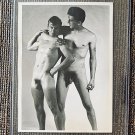 Vintage GUILD PRESS 1960s Pair/Male Nude Original Photo Uncut Figure Study Boyish Slender Risqué