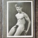 Vintage GUILD PRESS 1960s Male Nude Gelatin Silver Original Photo Uncut Figure Study Boyish B/W Art