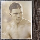 Vintage 1930s Male Boxer Gelatin Silver Original stamped ACHILLE VOLPE Signed Photo B/W Art Beefcake