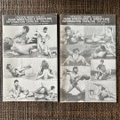 [dead stock] (Lot 2) AMG NUDE WRESTLING #1 & #2 Gay BOB MIZER Vintage Art PHYSIQUE PICTORIAL Male