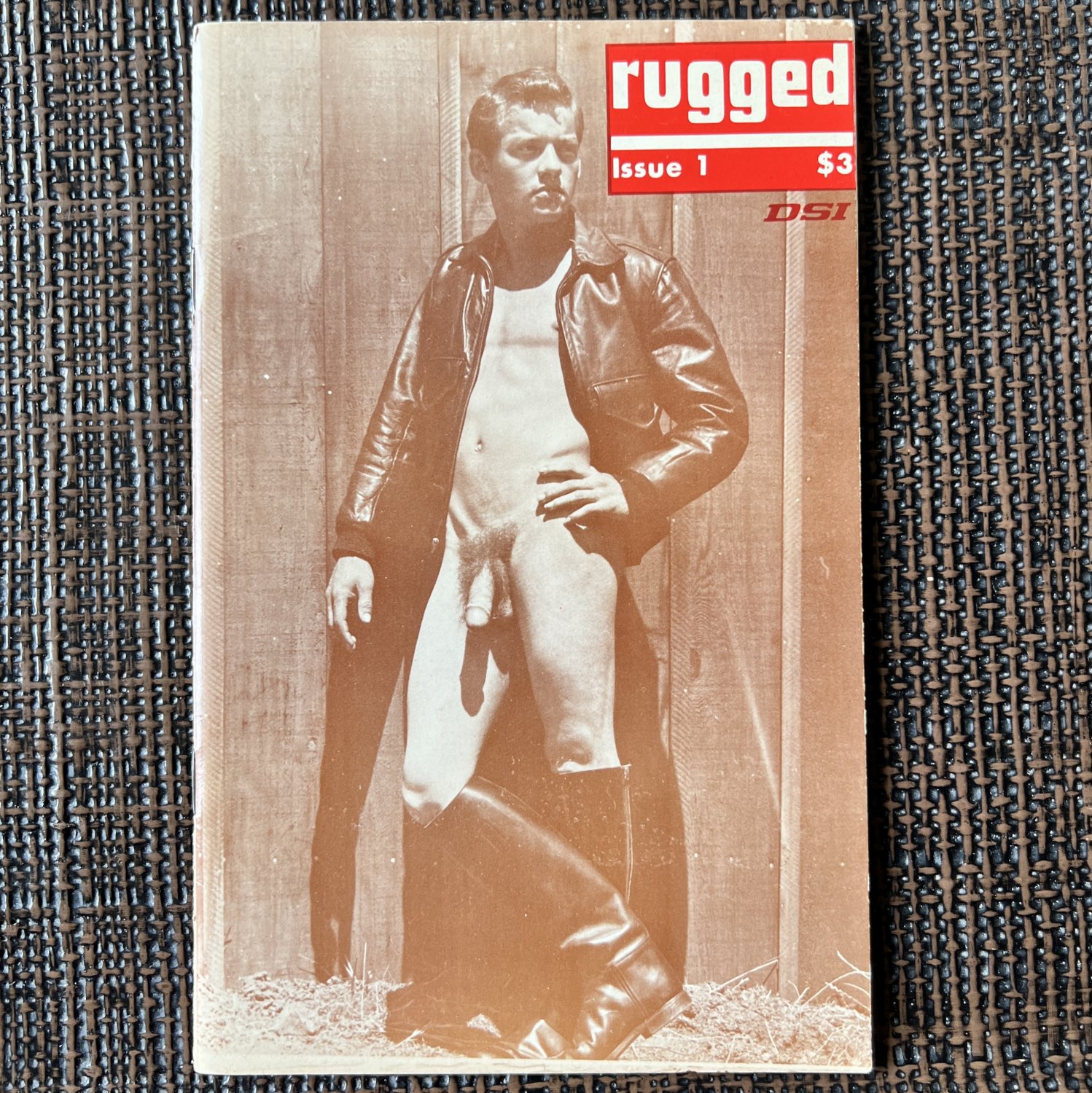 RUGGED No.1 (1967) DSI Sales Nudes Photos MALE Athletic Muscle Leather Vintage Digest Uncut