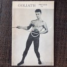 GOLIATH #1 (1961) MUSCLE Bodybuilding Posing Strap Physique Art Photos Muscle Beefcake Male Nudes