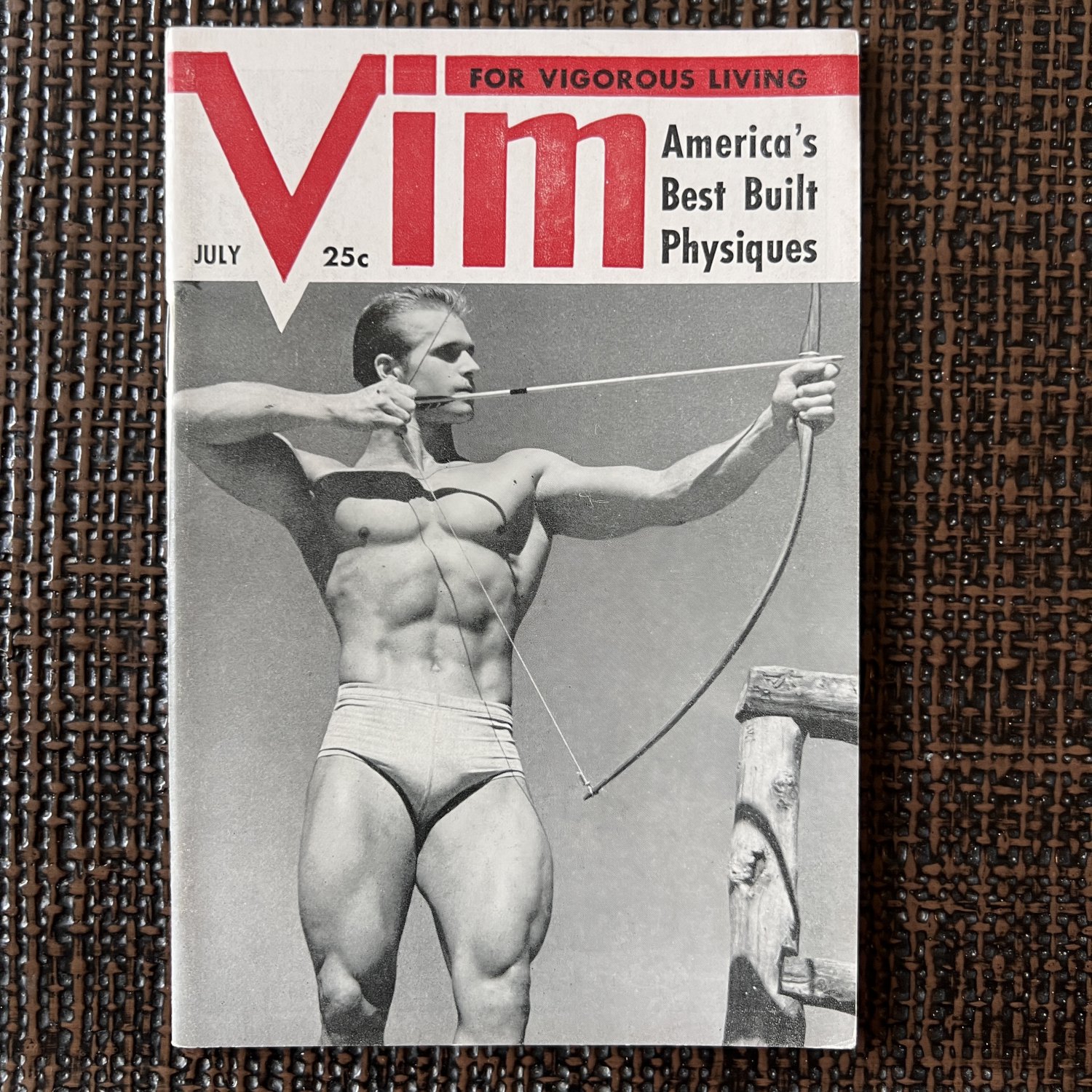 VIM Vol.1 No.3 (1954) Male Figure Study Posing Strap Physique Art Photos Muscle Beefcake SEMI-Nudes