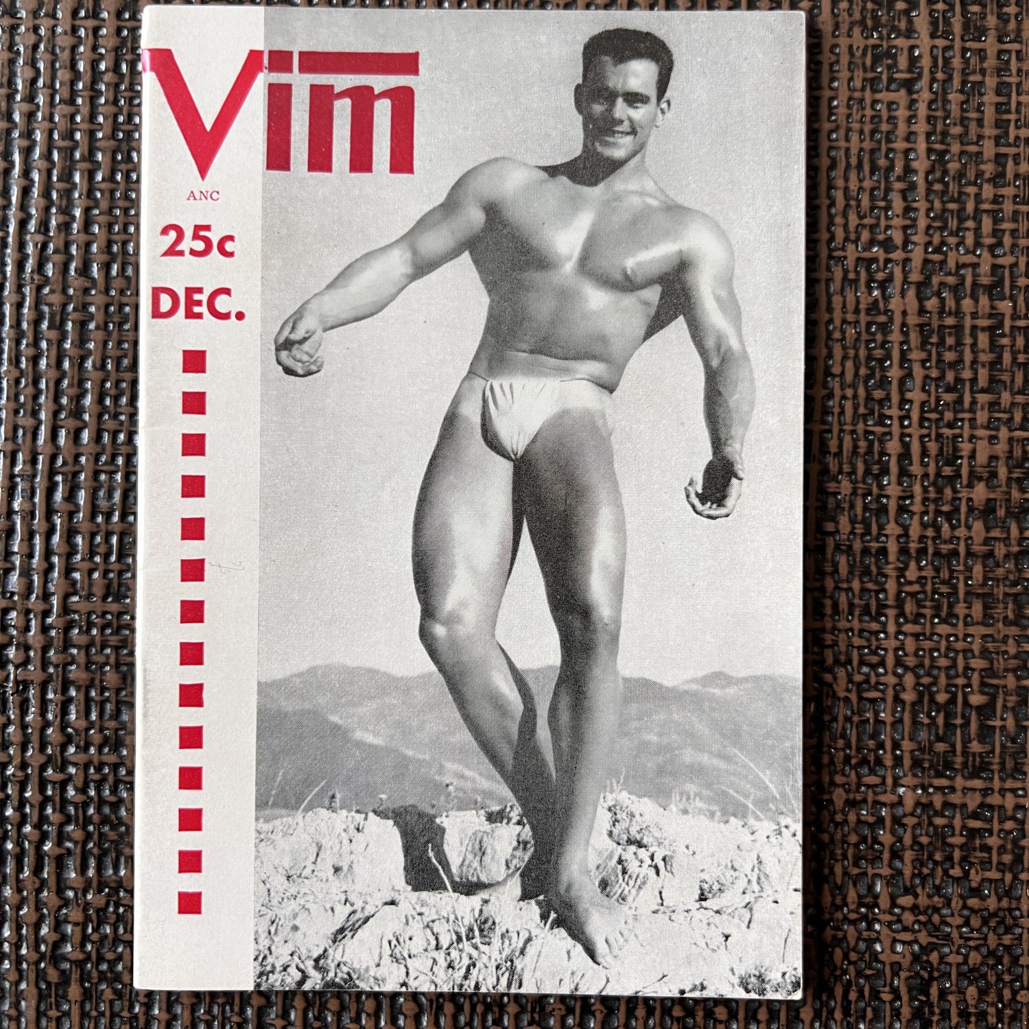 VIM Vol.3 No.12 (1956) Posing Strap Physique Art Photos Male Figure Study Muscle Beefcake SEMI-Nudes