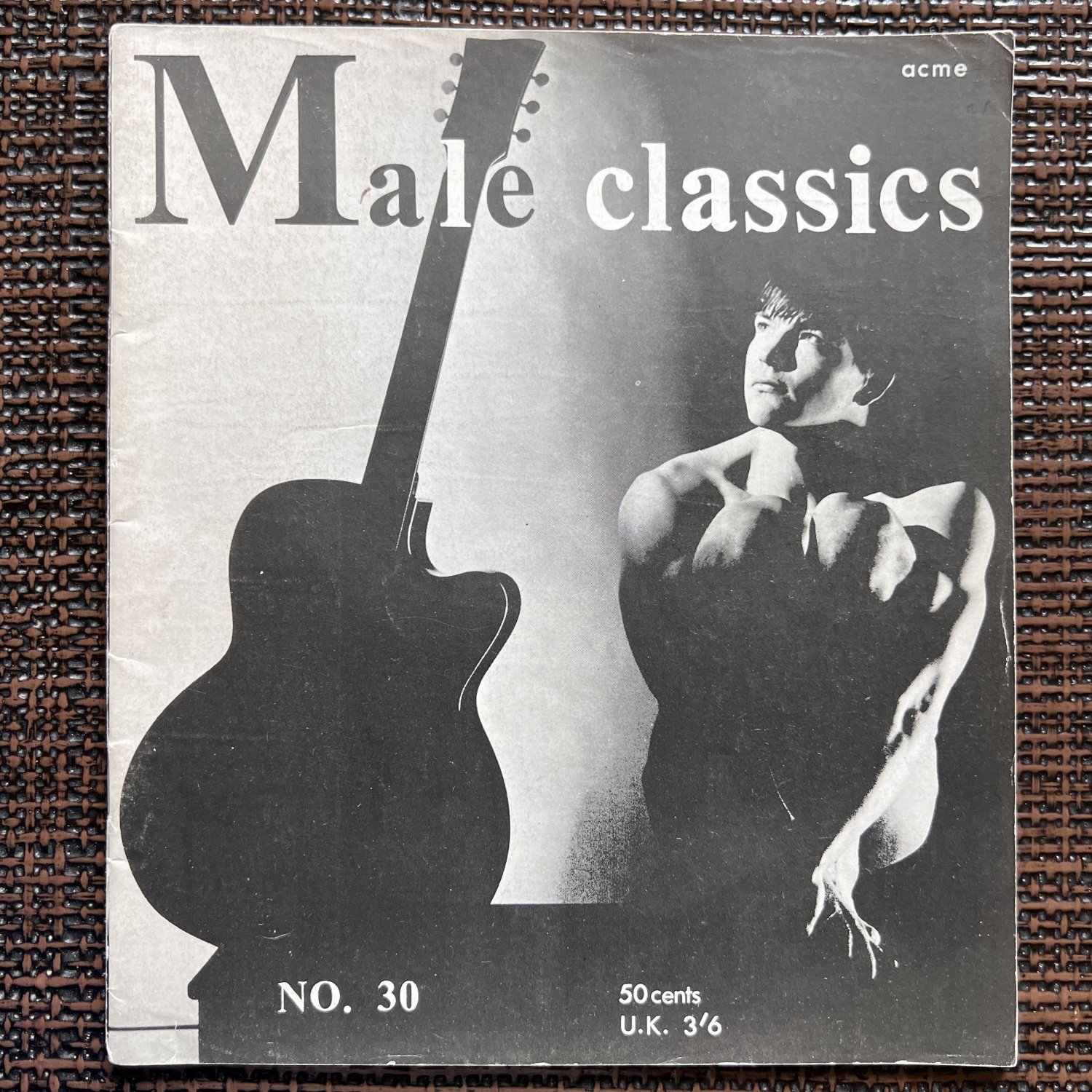 (UK) MALE CLASSICS #30 (1964) Art Posing Strap Physique Photos Teen Male Figure Study Semi-Nudes