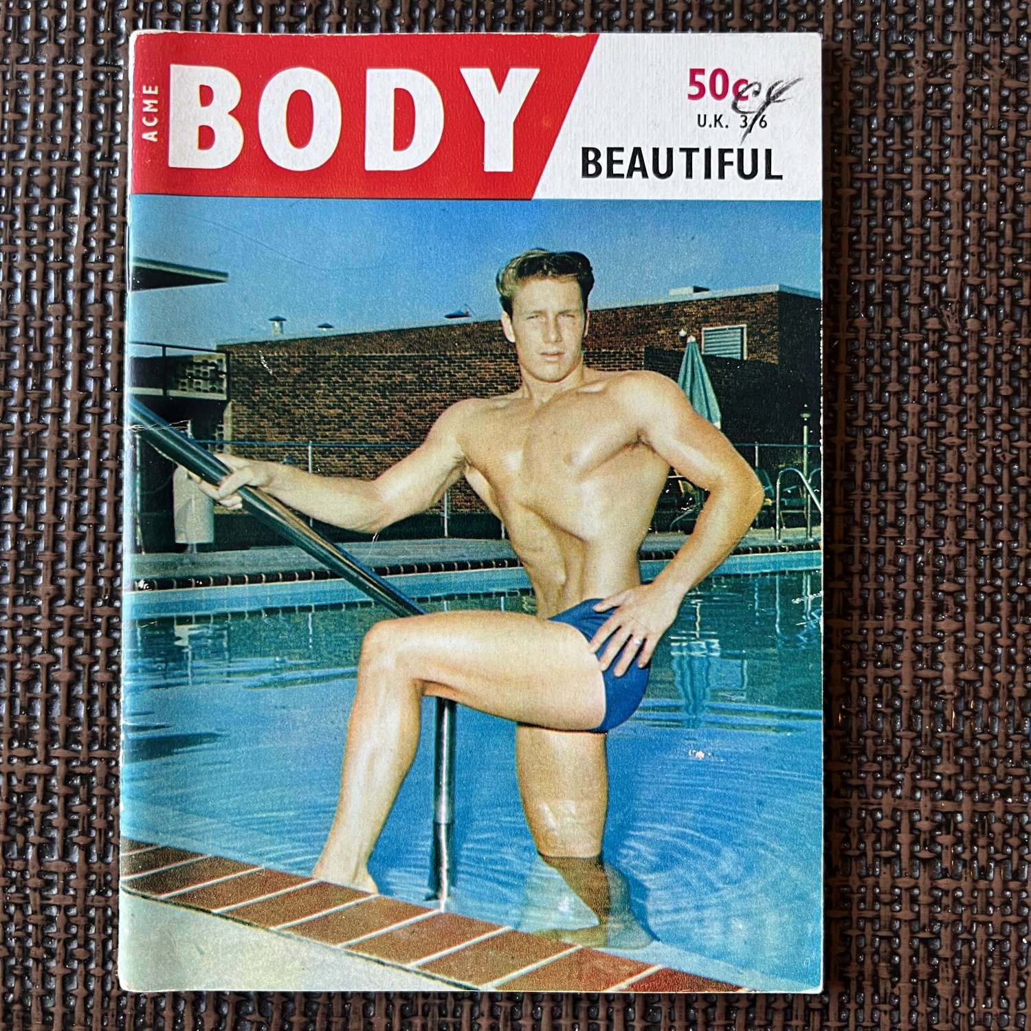(UK) BODY BEAUTIFUL #17 (1962) BOB ANTHONY BRUCE of LA Posing Strap Art Physique Male Beefcake