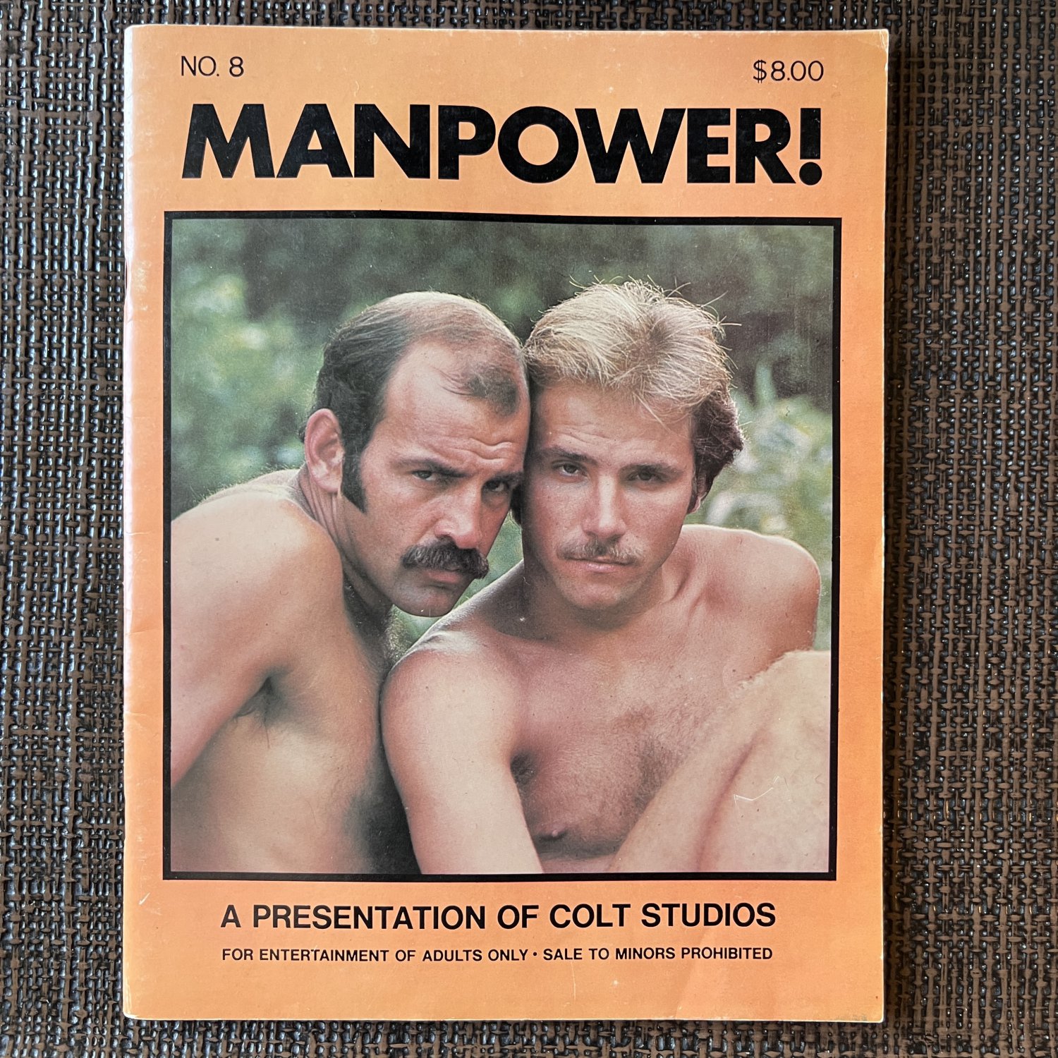 COLT MANPOWER #8 (1975) Gay Uncut Vintage Hiking Camping Male Masculine Nude Muscle Beefcake Art