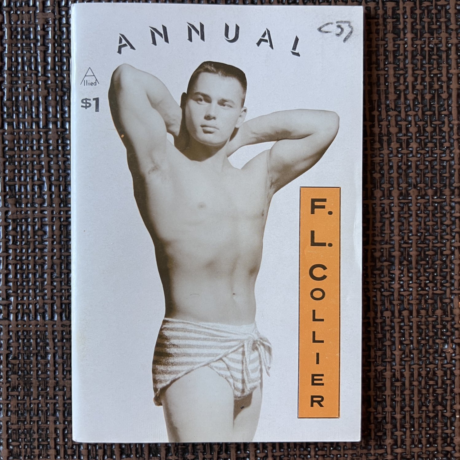 GRECIAN GUILD STUDIO Quarterly #1 (1961) F. L. COLLIER Vintage Male Beefcake Posing Strap Physique