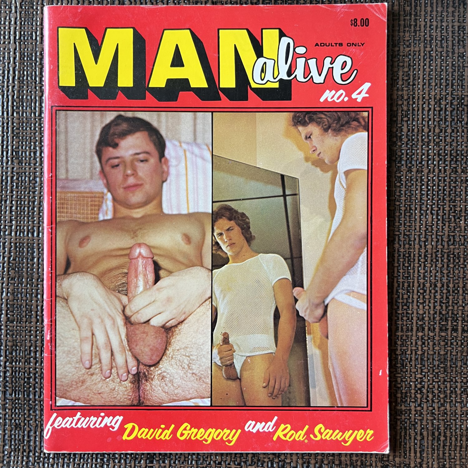 MAN ALIVE No.4 (1974) JAGUAR PROD Nebula Gay Pulp Vintage Magazine Young Male Nudes Muscle Chicken