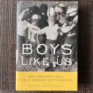 BOYS LIKE US Gay Autobiography Short Stories (1996) HC Queer Gay LGBT History Studies