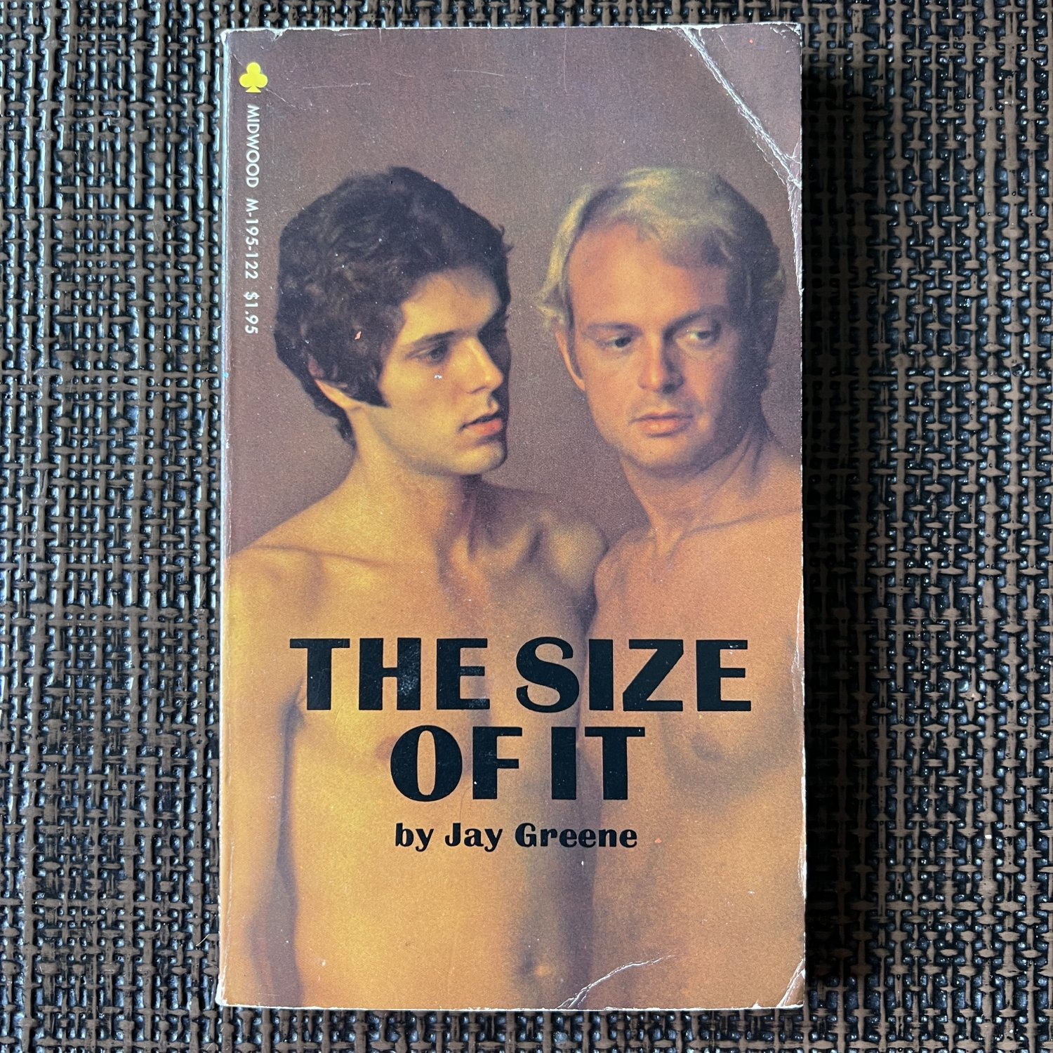 [unread] THE SIZE OF IT (1971) JAY GREENE Midwood Books 60545 Fiction Novel PB Queer Gay Pulp