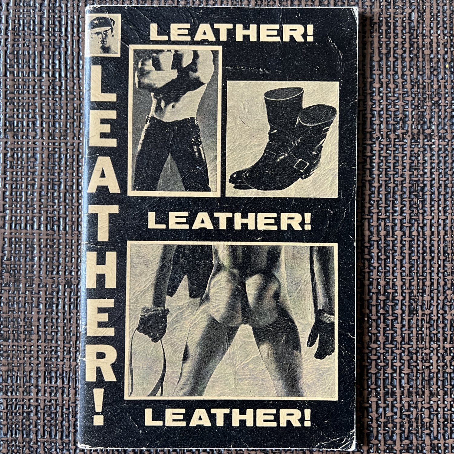 LEATHER (1965) KRIS STUDIO Bob Anthony GUILD PRESS Gay Bikers Daddy Male Semi-Nudes ART