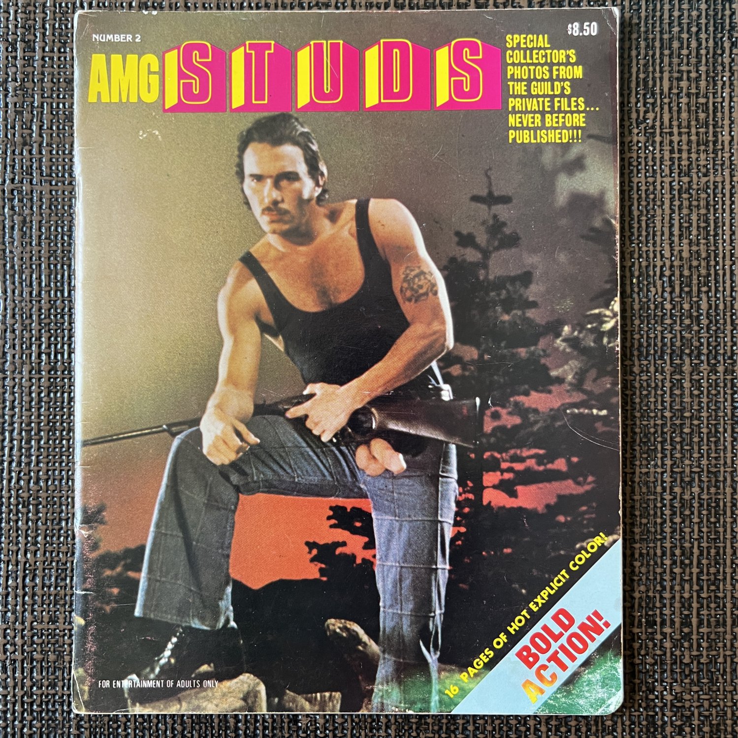 AMG STUDS #2 (1982) Gay Vintage PICTORIAL Physique Photos Magazine Nude