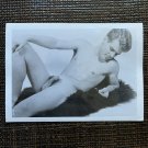 Vintage GUILD PRESS 1960s Male Nude Original Photo Uncut Figure Study Nudist Slender B/W Art Risqué