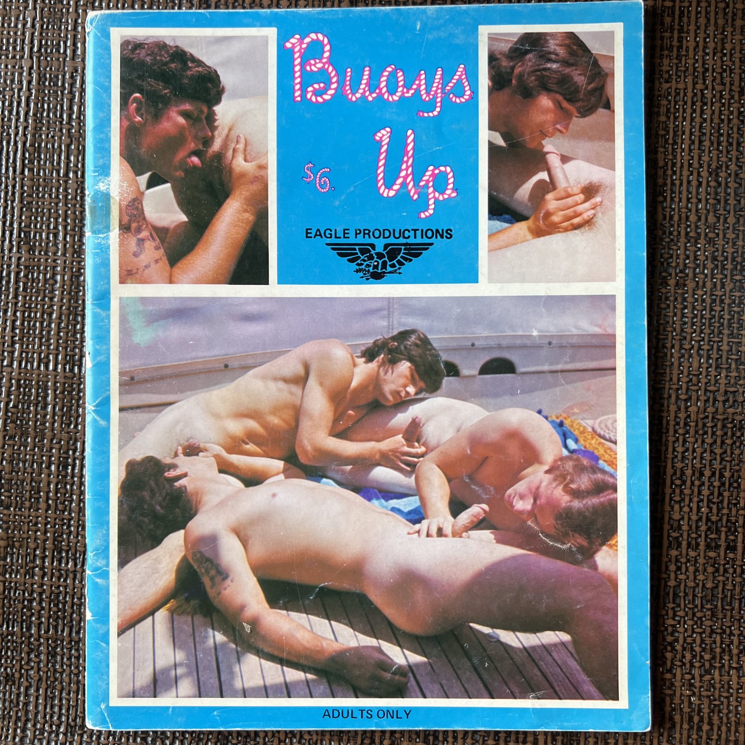 [dead stock] BUOYS UP #1 (1980) NEBULA Vintage EAGLE Sailors Facials Cadets Magazine Nudes Chicken