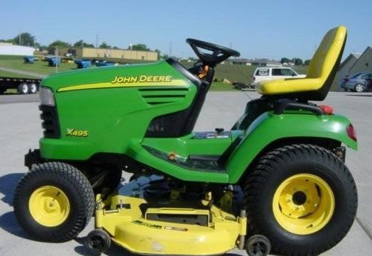John Deere X495, X595 Garden Tractors Technical Service Repair Manual TM2024