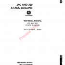 John Deere 200, 300 Stack Wagon Technical Service Repair Manual TM1110