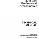 John Deere 2243 Gas Professional Greensmower Technical Service Repair Manual TM1473