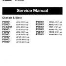 Caterpillar P30001, P70001, PC40001 Forklift Service Repair Manual