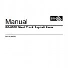 CATERPILLAR BG655D ASPHALT PAVER SERVICE REPAIR MANUAL B5D