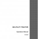 Case IH 350 Gas International Utility High Utility Wheatland Tractor Operator`s Manual 1014022R2