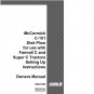 Case IH C-151, C151 Disk For Farmall C & Super C -McCormick Operator`s Manual 1006704R6