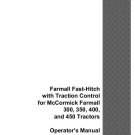 Case IH 300, 350, 400, 450 Tractor-Farmall Operator`s Manual 1004495R2