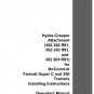 Case IH Hydra- Creeper Attachment for Farmall Super C and 200 Tractors Operator`s Manual 1004362R1