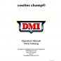 Case IH DMI Coulter Champ OM & PC Operator's Manual 00100310