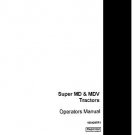 Case IH Super MD & MDV Tractor Operator’s Manual 1004297R1
