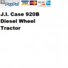 J.I. Case 920B Diesel Wheel Tractor Operator’s Manual