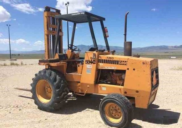 Case 584C, 585C, 586C Construction King Forklift Parts Catalog Manual