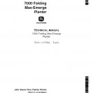 John Deere 7000 Folding Max-Emerge Planter Technical Service Repair Manual TM1211