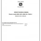 John Deere Bauer DB50, DB74, DB90 Planters Technical Service Repair Manual TM803619