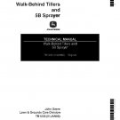 John Deere Walk-Behind Tillers and 5B Sprayer Technical Service Repair Manual TM1233