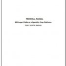 John Deere 895 Auger & Specialty Crop Platform Operation, Maintenance Manual TM2037