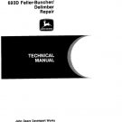 John Deere 690D Excavator, 693D Feller-Buncher, 693D Delimber Repair Technical Manual TM1388