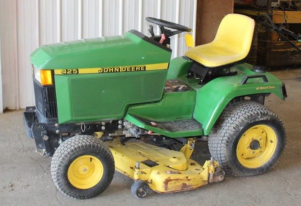 John Deere 425, 445 & 455 Lawn and Garden Tractor Operation ...