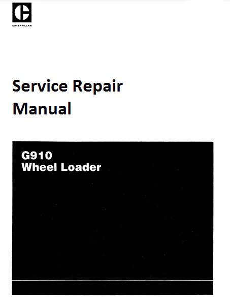 CATERPILLAR G910 WHEEL LOADER SERVICE REPAIR MANUAL 3SD