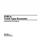 Caterpillar Cat 314D CR Track Type Excavator Parts Catalog Manual MFK1-UP