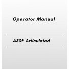 Volvo A30f Articulated Hauler Operator Manual