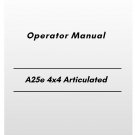 Volvo A25e 4x4 Articulated Hauler Operator Manual