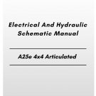 Volvo A25e 4x4 Articulated Hauler Electrical And Hydraulic Schematic Manual