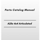 Volvo A25e 4x4 Articulated Hauler Parts Catalog Manual