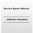 Volvo A25d 4x4 Articulated Hauler Service Repair Manual