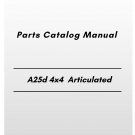 Volvo A25d 4x4 Articulated Hauler Parts Catalog Manual
