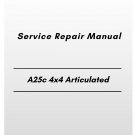 Volvo A25c 4x4 Articulated Hauler Service Repair Manual